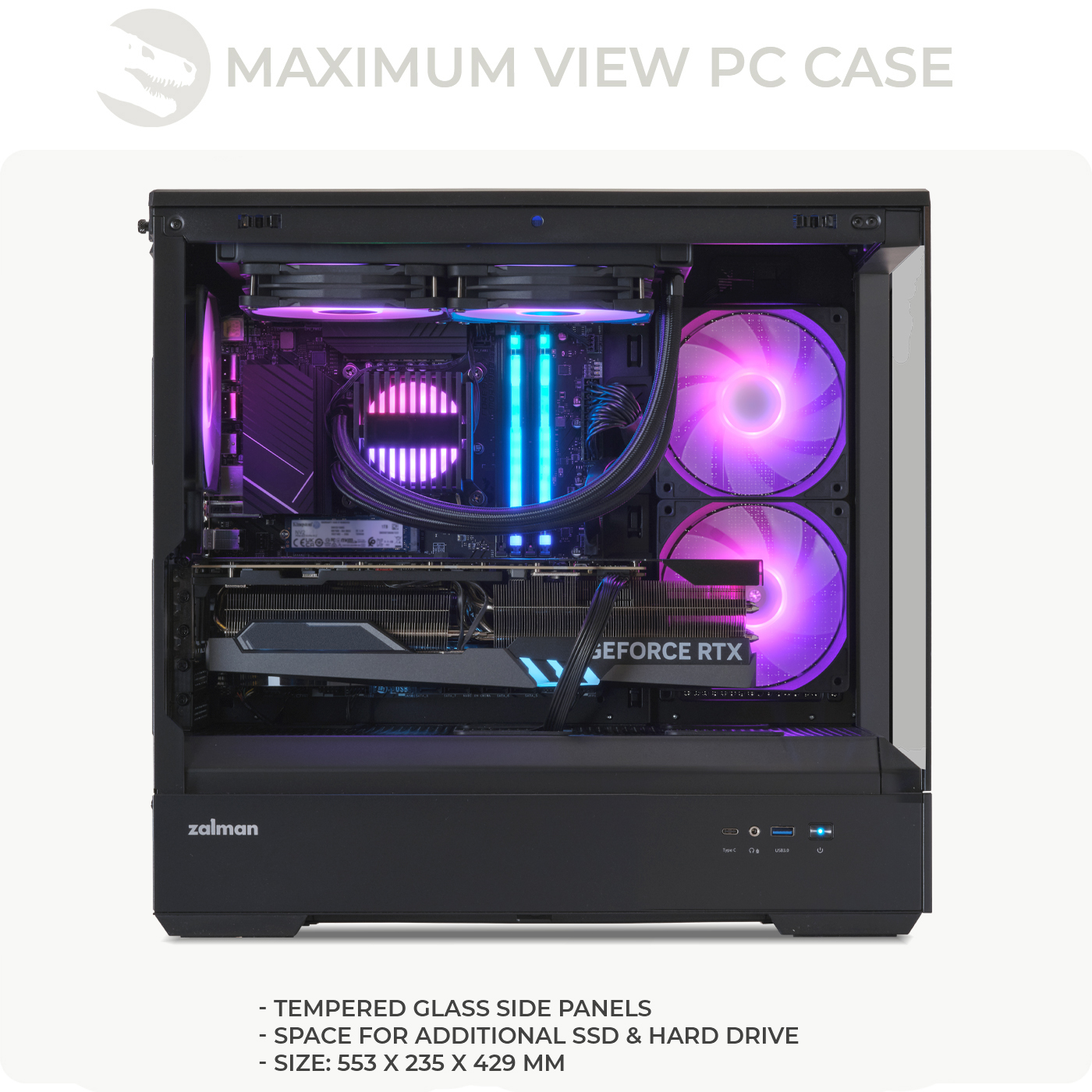 Gaming PC, AMD Ryzen 5 5600X, Geforce RTX4060
