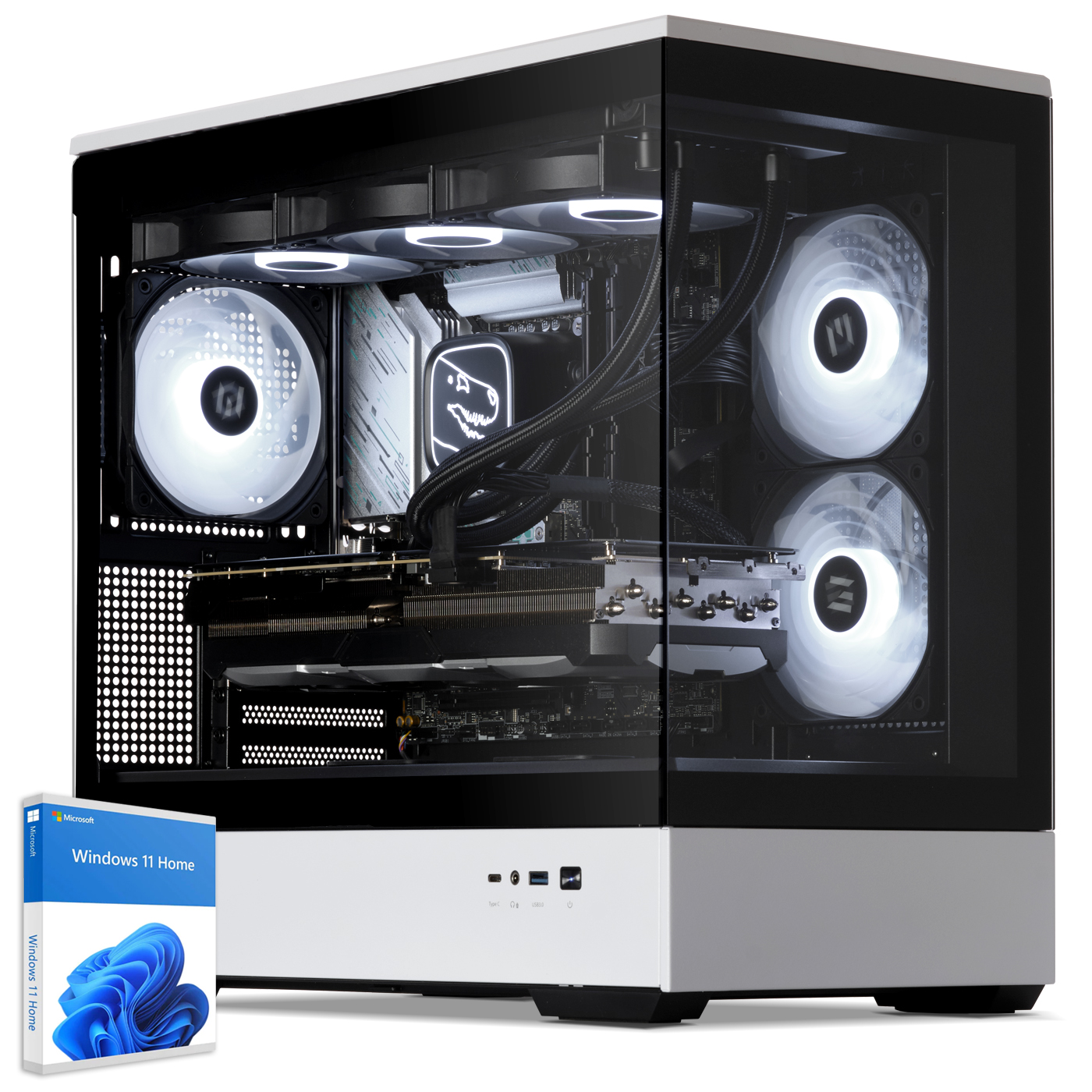Gaming PC, AMD Ryzen 5 5600X, Geforce RTX4060