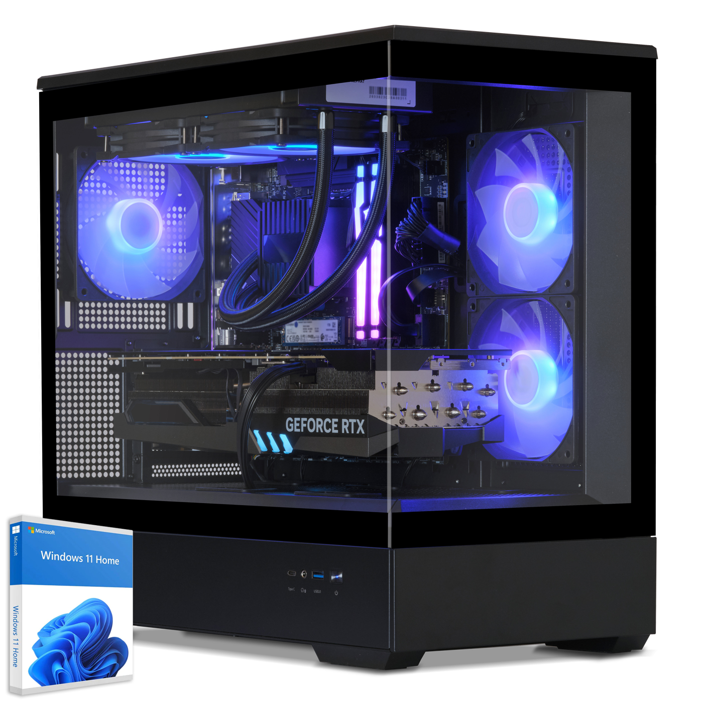 Gaming PC, AMD Ryzen 5 5600X, Geforce RTX4060