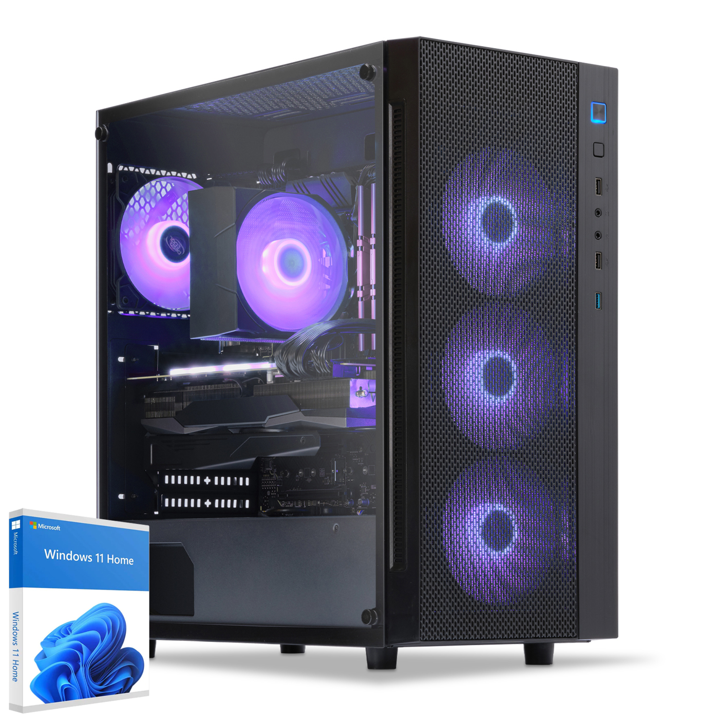 Gaming PC, AMD Ryzen 5 5600X, Geforce RTX3050