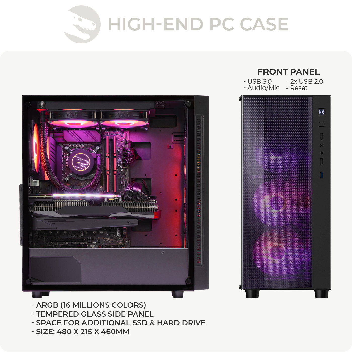 Gaming PC, AMD Ryzen 5 5600X, Geforce RTX5060Ti